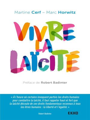 cover image of Vivre la laïcité